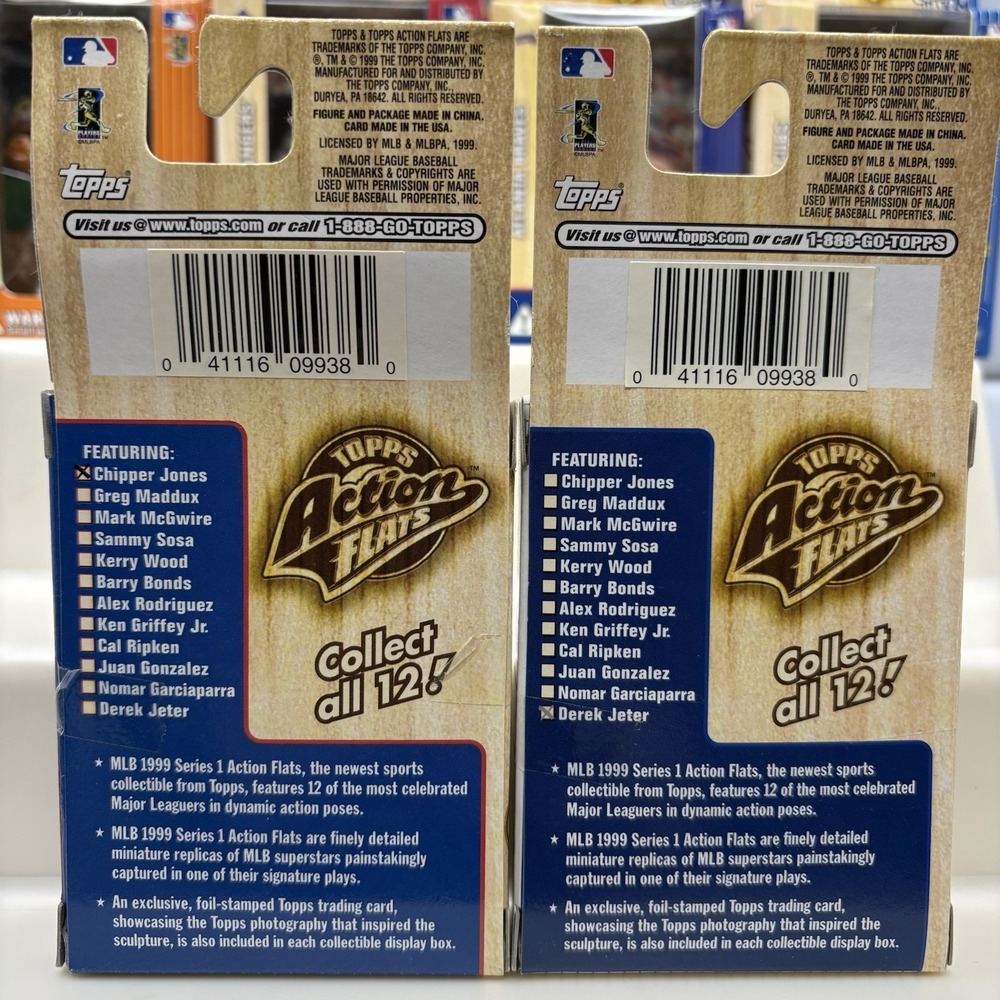 1999 Topps Action Flats Baseball Complete Set 12 Orig Box Jeter Bonds‎ Griffey - Picture 7 of 16